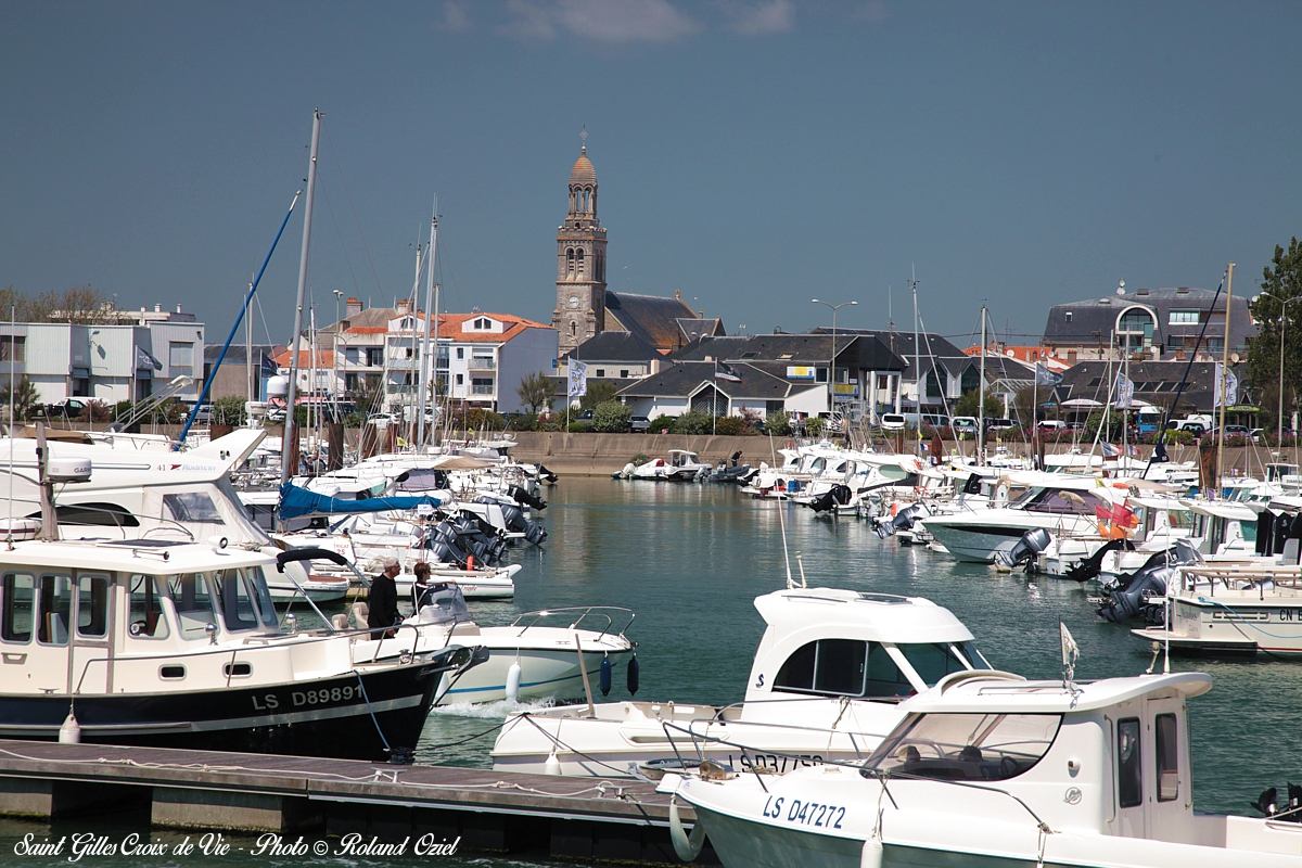 Photo port de Saint Gilles Croix de Vie en Vendée