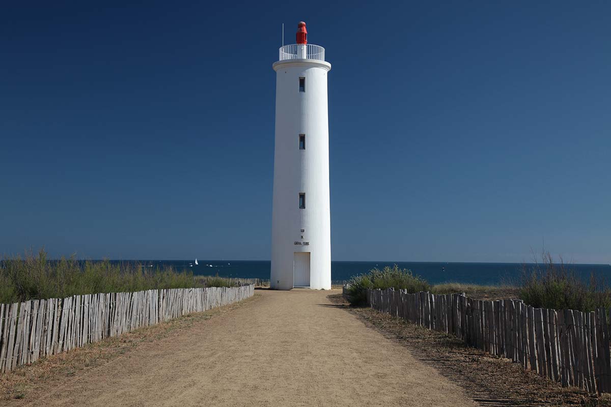 Photo du phare de Saint Hilaire de Riez en Vendée