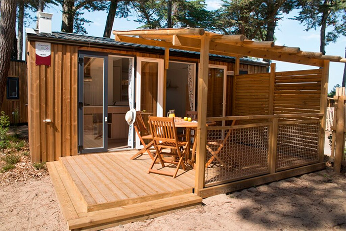 location dans un petit camping avec accès direct à la plage en Vendée